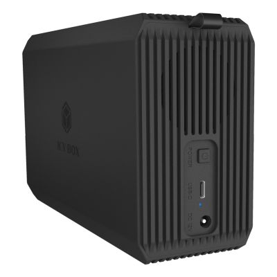 ICY BOX IB-RD3720-CU3 HDD/SSD Enclosure Black 2.5/3.5"