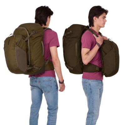 4. Thule TLPM270 Deep Khaki Backpack Travel Backpack Polyester