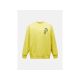 Men's PEAK PERFORMANCE M Terry Graphic Crew sweatshirt, yellow