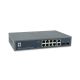 LevelOne GB PoE+ Switch 12-Port 19" 150W 1Gbps
