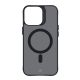 5. 3mk Smoke MagCase with MagSafe for iPhone 15 Pro Max - Semi-Transparent