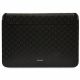 Karl Lagerfeld Saffiano Plaque case for a 14" laptop - black
