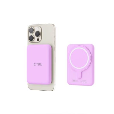 5. Tech-Protect LifeMag MagSafe PB10 5000mAh Power Bank - Pink
