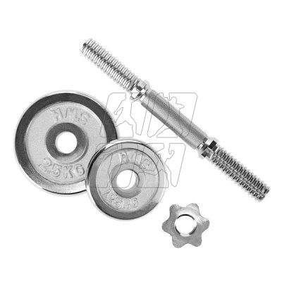 16. Barbells in a CHROME HMS 2x10kg STC20 case