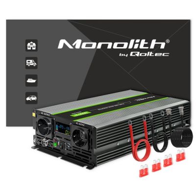 11. Monolith 3000W 6000W 24V to 230V Pure Sine LCD Voltage Converter
