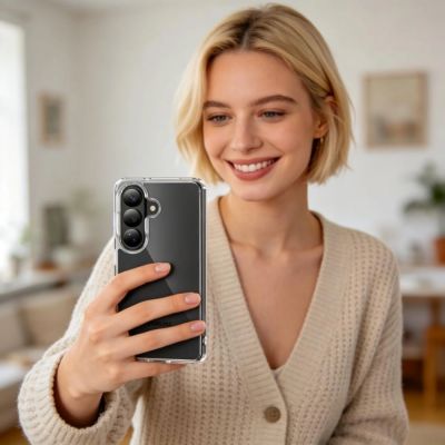 8. Tech-Protect FlexAir Hybrid Case for Samsung Galaxy S26 - Clear