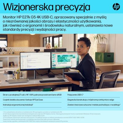 8. HP E-Series Monitor E27k G5 4K USB-C