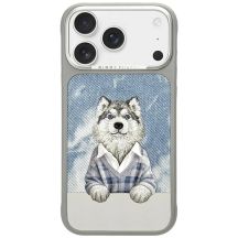 Nimmy Gentle Pets Series Dog MagSafe case for iPhone 17 Pro - gray