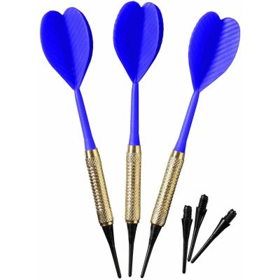 3. DARTS PLASTIC DARTS 3 PCS SAFE BEST SPORTING - BLUE