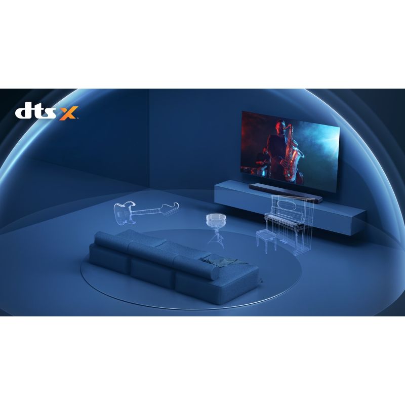 8. TCL S45HE soundbar 2.0 channels 100W Bluetooth 5.2 Dolby Atmos Titanium