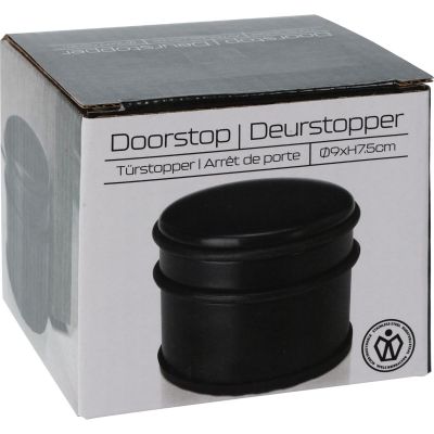 6. DOOR STOPPER 9CM BLACK