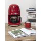 7. SMEG coffee machine model DCF02RDEU red