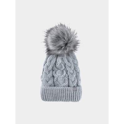 Girls' winter hat 4F Junior 4FJWAW24ACAPF421-34S