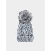 Girls' winter hat 4F Junior 4FJWAW24ACAPF421-34S