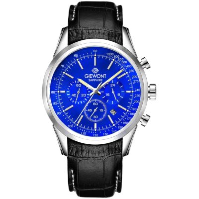 Men's Watch Giewont Chronograph Sapphire Silver Blue GW7650-A3