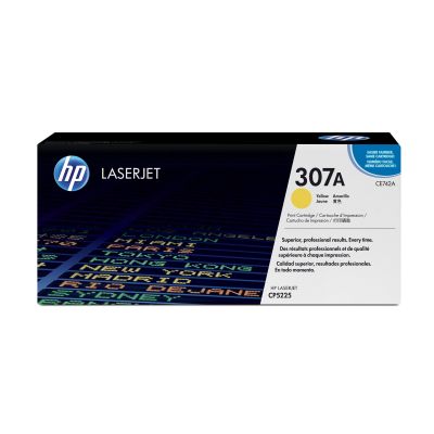 67. HP 307A original yellow LaserJet toner cartridge