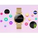 16. Smartwatch Gravity Rose Gold 2 Straps GT25-1 PRO