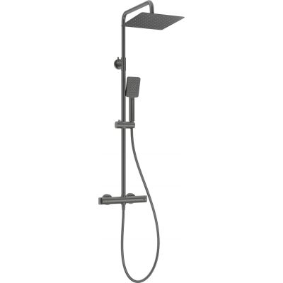 Rain shower with thermostatic shower tap
