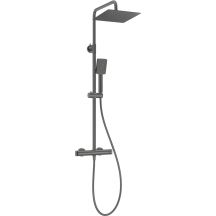 Rain shower with thermostatic shower tap