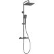 Rain shower with thermostatic shower tap