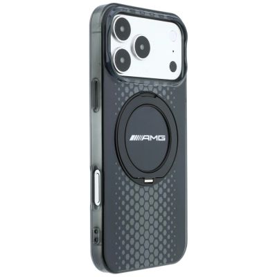 4. Mercedes AMG IML Double Layer Urban Line Case with Ring Stand MagSafe for iPhone 18 Pro / 17 Pro - Black