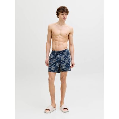 4. Jack&Jones men's swim shorts JPSTMAUI SHELL AOP SWIM SHORTS REG 12291808 PAGEENT BLUE