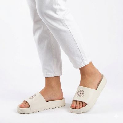 5. Women's pool beach flip-flops on a platform, black Big Star TT274A044