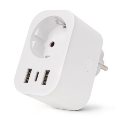 3. Entac ES-SSAUSB-WIBLE Power Plug Adapter White