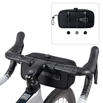 4. Rockbros TL001 ROAD TO SKY 1.9L Handlebar Bag Waterproof - Black