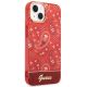4. Guess GUHCP14MHGBNHR iPhone 14 Plus 6.7" red/red hardcase Bandana Paisley