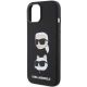 6. Karl Lagerfeld Silicone Karl&Choupette Head case for iPhone 15 Plus / 14 Plus - black