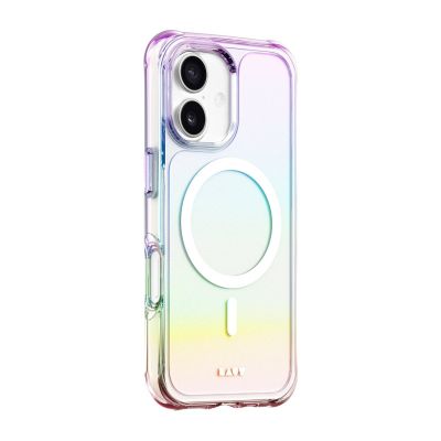2. LAUT AERO HOLO mobile phone case 16 cm (6.3") Pearl, Transparent