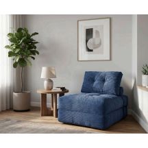 WOBA Bean Bag Mattress, Navy Blue