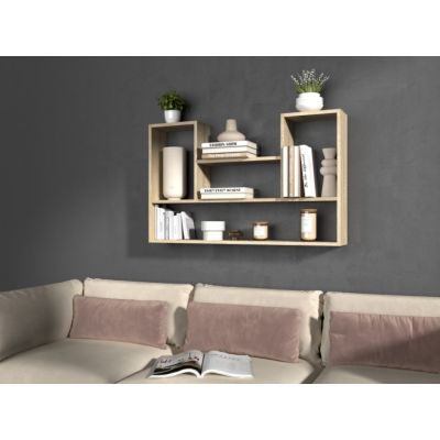 4. BILBAO 4P hanging shelf 100x16xH60 sonoma