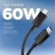 2. Spigen Essential EB6015CC USB-C Cable 60W 150 cm - Black