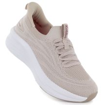 Beige women's platform sneakers Kobbo Vinceza 102421