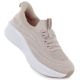Beige women's platform sneakers Kobbo Vinceza 102421