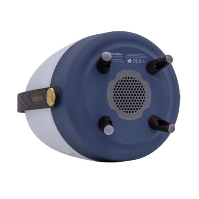 6. Kooduu Lite-up PLAY Mini Portable Mono Speaker Blue, White, Wood 8W