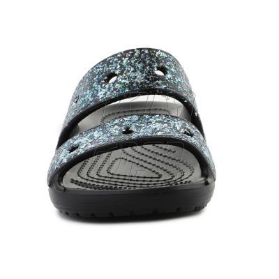 7. Crocs Classic Glitter Sandal Jr. 207788-0C4 slippers