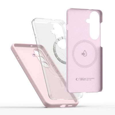 3. Tech-Protect Silicone MagSafe Case for Samsung Galaxy S26 - Pink