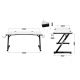 7. Huzaro Hero 2.5 White Gaming Desk