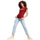 9. Puma ESS+Script women's T-shirt red 679315 13