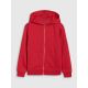 6. Boys' sweatshirt with a hood, zip-up, 4F 4FJWSS25TSWSM1851-62S