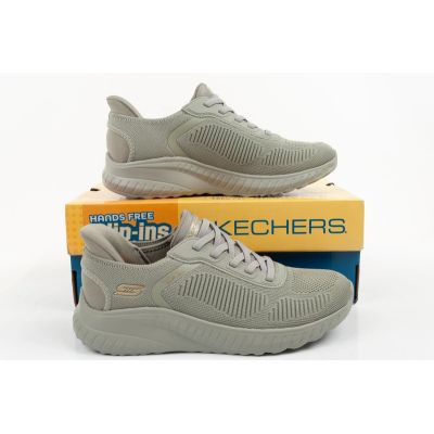 8. Skechers Bobs Squad women's slip-on sneakers olive