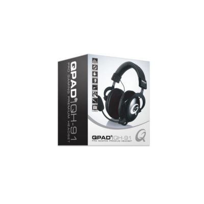 3. QPAD QH-91 Wired Headband Gaming Headset Black