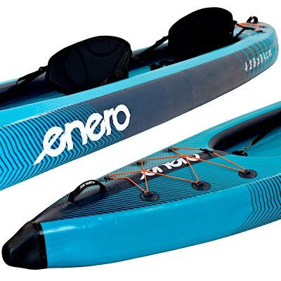 5. 2-PERSON KAYAK 465x74x42CM LAMINATED PVC BLUE ENERO