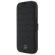 2. Mercedes MB Waves Leather Case for iPhone 16 Pro Max - Black