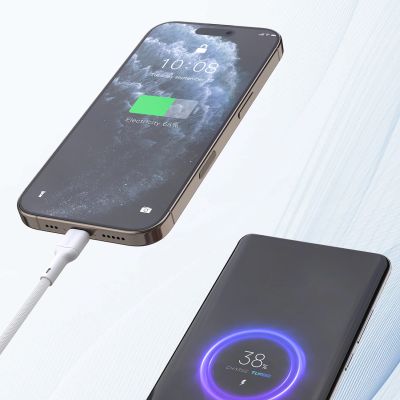 2. Dudao L9C Max 240W PD USB-C - USB-C 2m Cable - White