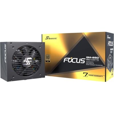 5. Seasonic G12 GM Power Supply Module 850 W 20+4 pin ATX ATX Black