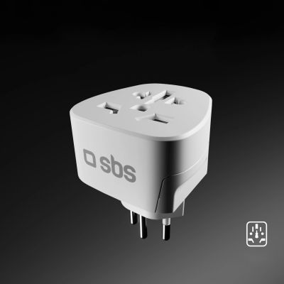 4. SBS CH Travel Adapter - Universal - White